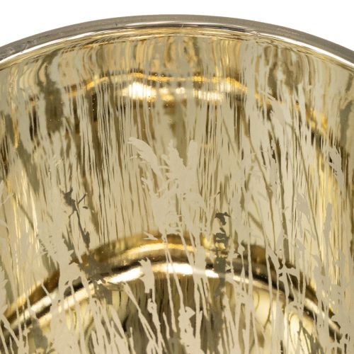 daiktų Elegantiškas dekoratyvinis žibintas su žolės motyvu jaukiems gyvenimo akcentams, 12,5 cm, 2 vnt.