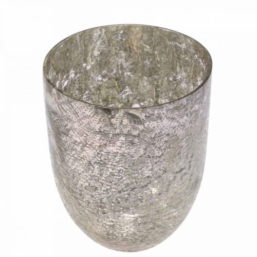 daiktų Lantern Glass Vintage Tealight Glass Rožinis, auksinis Ø12cm H15cm