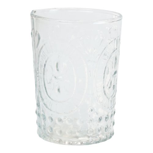 Floristik24 Žibinto stiklo žvakės stiklas arbatinės žvakidės laikiklio stiklas Ø7,5cm H10cm