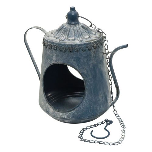 daiktų Žibintas metalinis dekoratyvinis ąsotis pakabinamas dekoracinis balkonas 27×18×26cm