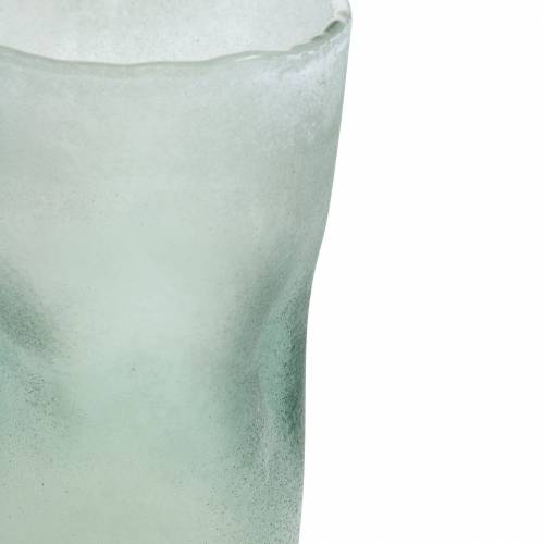 Floristik24 Stiklinis žibintas žalias matinis Ø10cm H15cm