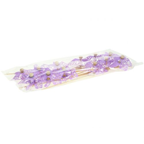 Floristik24 Vėjo malūnas mini violetinis Ø9cm 12vnt