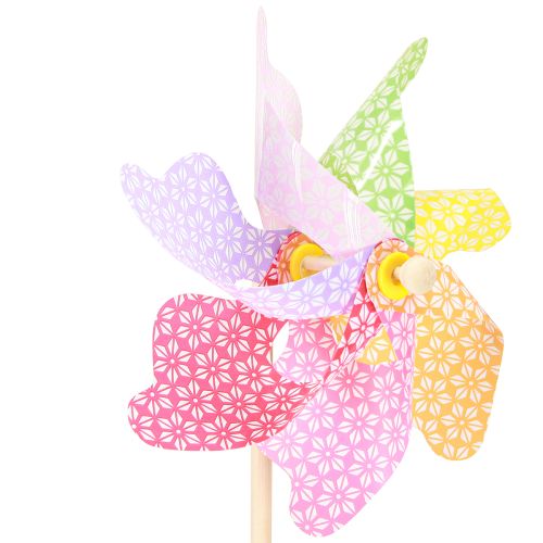 daiktų Vėjo malūno apdaila Vėjo malūnas Natural Colorful Ø21.5cm H55cm 3vnt.