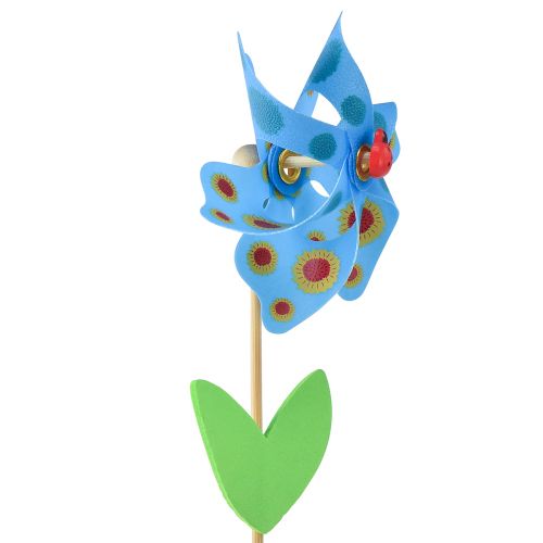 daiktų Pinwheel boružėlė ant gėlių vėjo malūno Ø8,5cm H28cm 6vnt