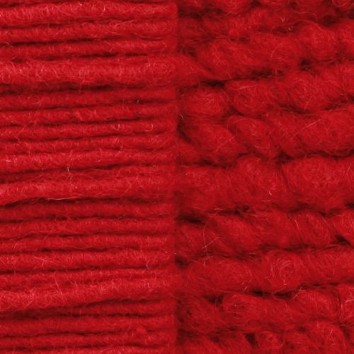 daiktų Vilnos virvelė Raudona veltinio virvelė Wick Thread Fleece L7m rinkinys 2vnt