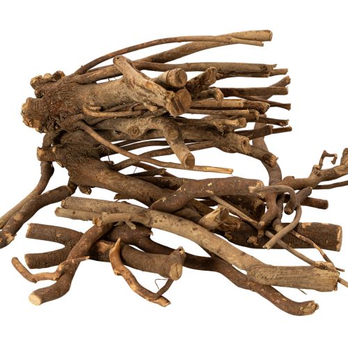 Dekoratyvinės medinės šakos ir poskiepiai, natūraliai džiovinti, 18 cm, 500 g