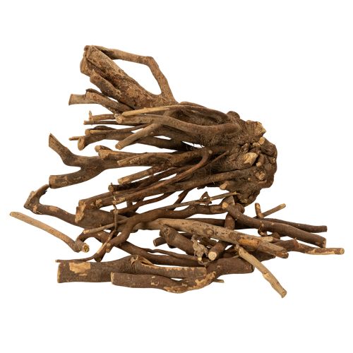 Dekoratyvinės medinės šakos ir poskiepiai, natūraliai džiovinti, 18 cm, 500 g | Floristik24.lt
