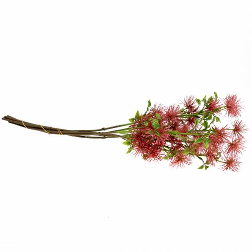 Floristik24 Xanthium šilko gėlė tamsiai rožinė 53cm 6vnt