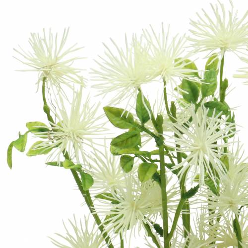 Floristik24 Xanthium šilko gėlė balta 53cm 6vnt