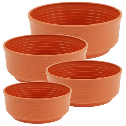 Floristik24 Z formos dubuo plastikinis Ø 16cm - 22cm 10 vnt