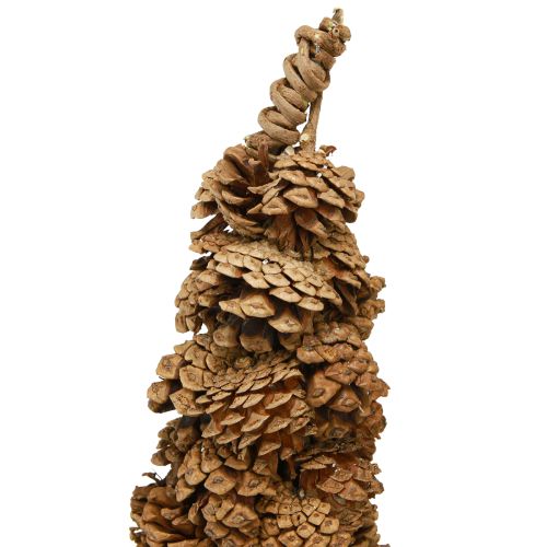 Floristik24 Kalėdinė eglutės kūgio formos dekoracija, natūrali, 14 × 50 cm