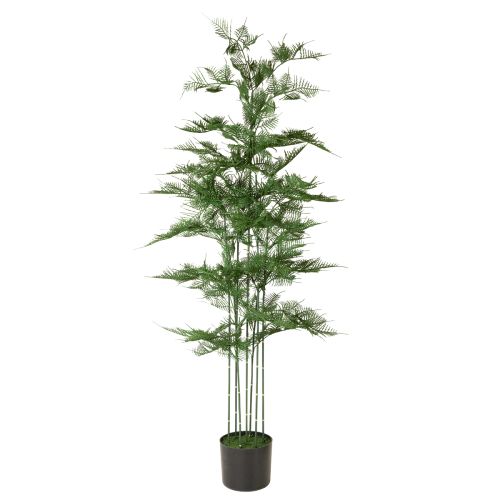 Dirbtinis bambuko medis, žalias, 132 cm, kambarinis augalas