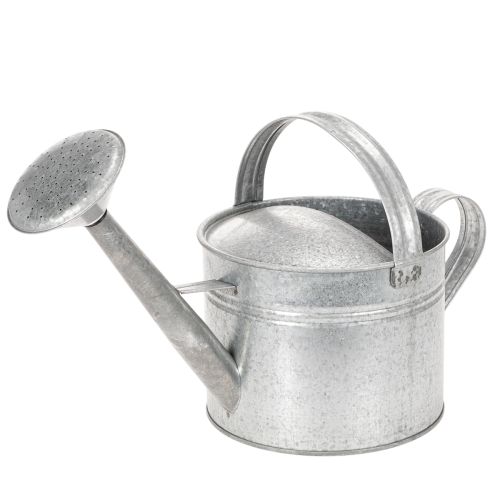 Vintažinis cinko laistytuvas, 27 cm - sodintuvas sodui ir terasai, metalinis gėlių vazonas pirkti | Floristik24.lt