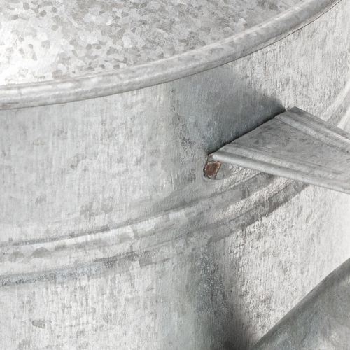 Vintažinis cinko laistytuvas, 27 cm - sodintuvas sodui ir terasai, metalinis gėlių vazonas | Floristik24.lt