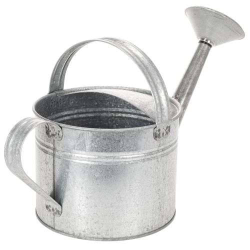 Vintažinis cinko laistytuvas, 27 cm - sodintuvas sodui ir terasai, metalinis gėlių vazonas | Floristik24.lt