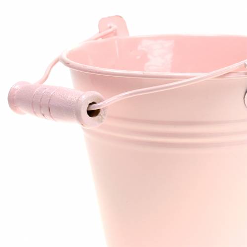 Floristik24 Cinko kibirų asortimentas pastelinės spalvos Ø12cm H10cm 8vnt