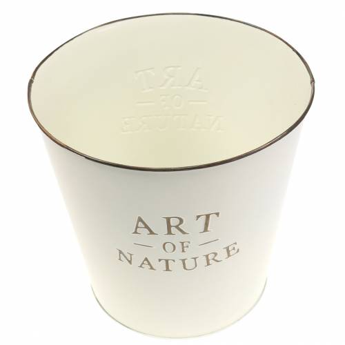 daiktų Gėlių vazonas Cinkas Art of Nature kremas Ø17,5cm H15cm
