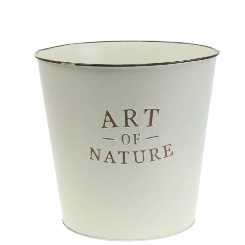 daiktų Gėlių vazonas Cinkas Art of Nature kremas Ø17,5cm H15cm