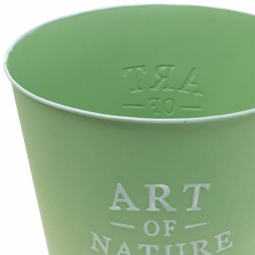 daiktų Gėlių vazonas cinkuotas Art of Nature mėtų žalias Ø17,5cm H15cm