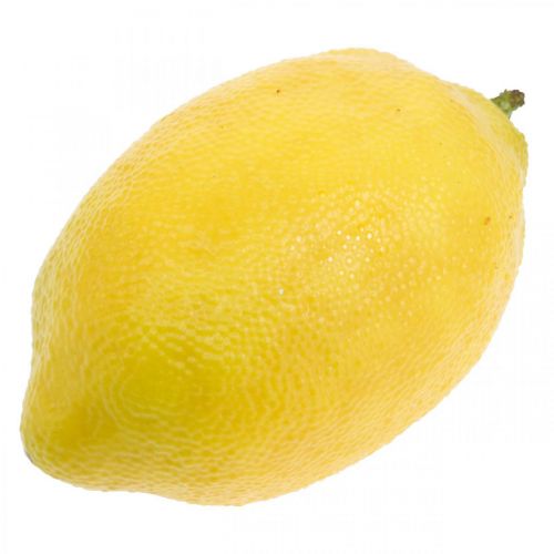 Floristik24 Dirbtiniai vaisiai, citrina, dekoratyviniai vaisiai L8,5cm Ø5cm 4vnt