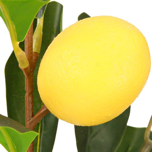 daiktų Citrinmedis vazone Dirbtinis žalias geltonas H28cm
