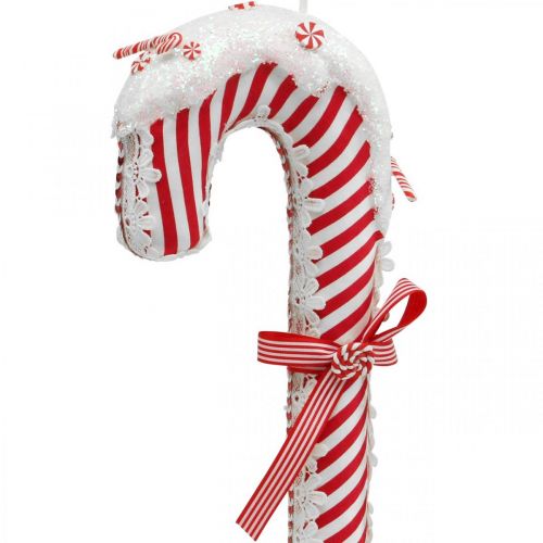 Candy Cane Deco Didelis Kalėdinis raudonas baltas dryžuotas H36cm