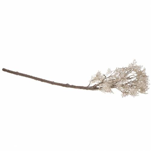 Floristik24 Deco šakelė rose gold metalic 62cm