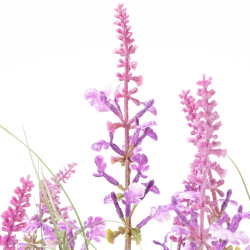 daiktų Dekoratyvinė žaluma su subtiliais žiedais stilingam kambario dizainui 67 cm