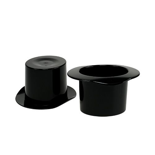 daiktų Cilindras juodas 7cm 9 vnt