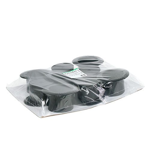 daiktų Cilindras juodas 7cm 9 vnt