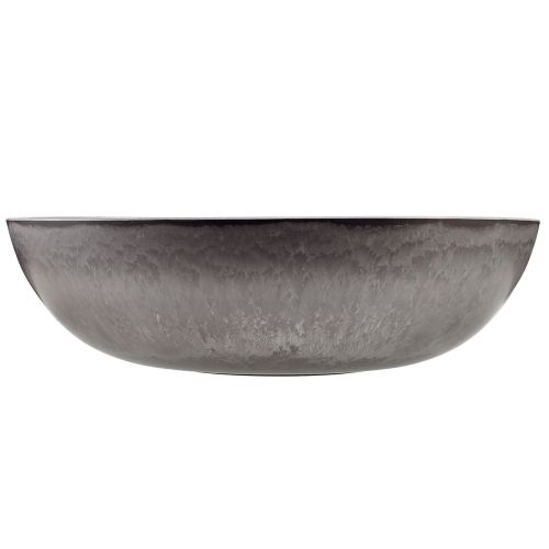 daiktų Stilingas matinis pilkas dubuo 37 cm - tekstūruotas paviršius, universalus dekoravimui - 3 vnt.