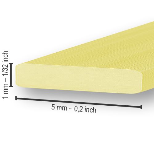 daiktų Aliuminio plokščia viela auksas 5mm 10m