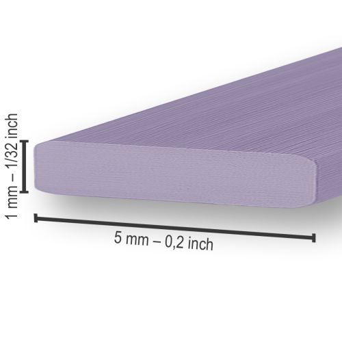 daiktų Aluminium Flachdraht Lavendel 5mm 10m Dekodrahte Basteldraht