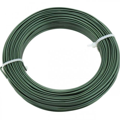 daiktų Aliuminio viela Ø2mm žalia benzininė apvali 480g