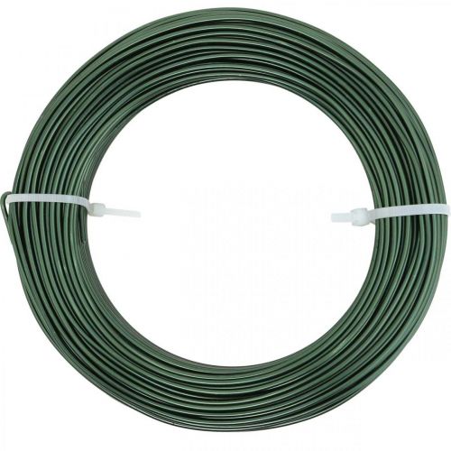 daiktų Aliuminio viela Ø2mm žalia benzininė apvali 480g