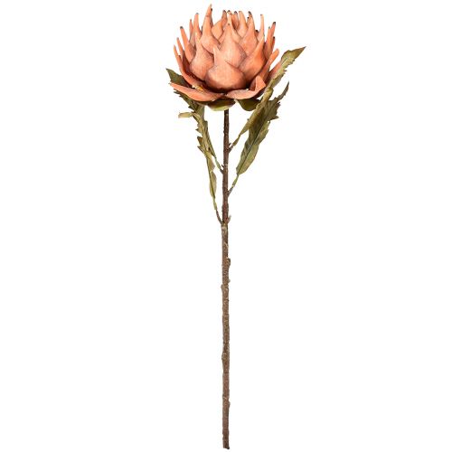 daiktų Artišokų dirbtinė gėlė rudeninė oranžinė sausa išvaizda Ø15cm 73cm