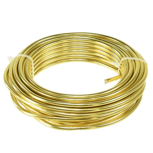 daiktų Craft vielos aliuminio viela rankdarbiams aukso Ø5mm 500g