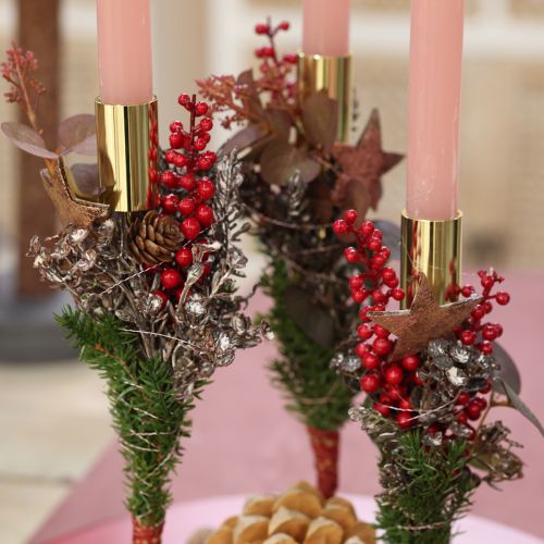 daiktų Uogų rinktuvai raudoni 23 cm 12 vnt.