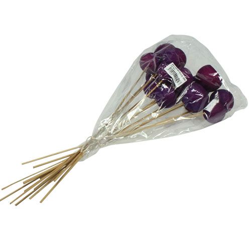 Floristik24 Varpelio puodelis Mišinys ant pagaliuko Erika 15 vnt