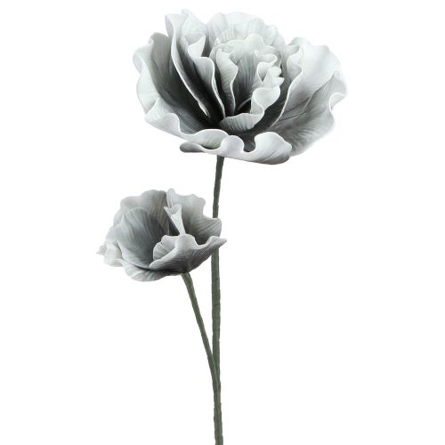 daiktų Gėlės Foam Didelės Dirbtinės Gėlės Foam Grey 85cm 2vnt