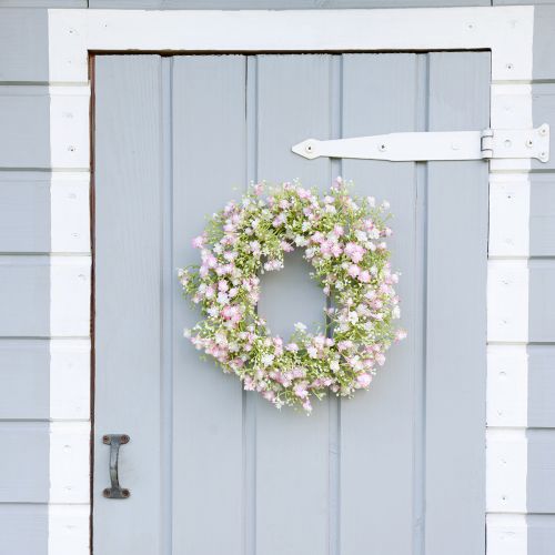 Floristik24 Dirbtinis gėlių vainikas durų vainikas sienų apdaila Ø30cm H6cm
