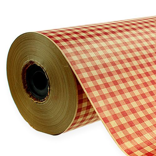 Gėlė šilkas 50cm languotas raudonas 5kg