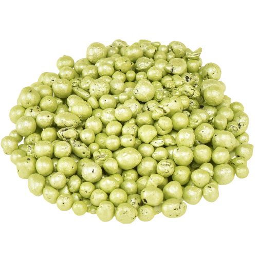 daiktų Briliantiniai dekoratyviniai karoliukai 4mm - 8mm žalia 1l