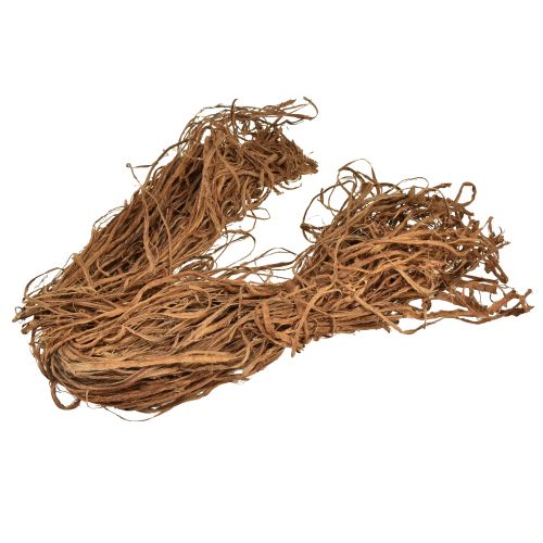 daiktų Craft medžiaga natūralūs dekoratyviniai pluoštai rudi egzotiški natūralūs pluoštai 500g