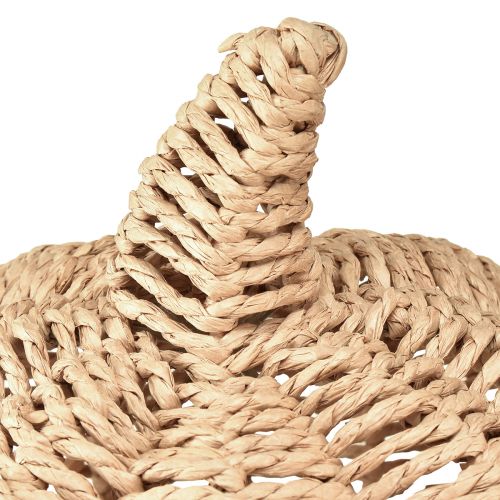 daiktų Dekoratyvinė moliūgų rafija natūrali kaimiška rudens puošmena Ø25cm H25cm