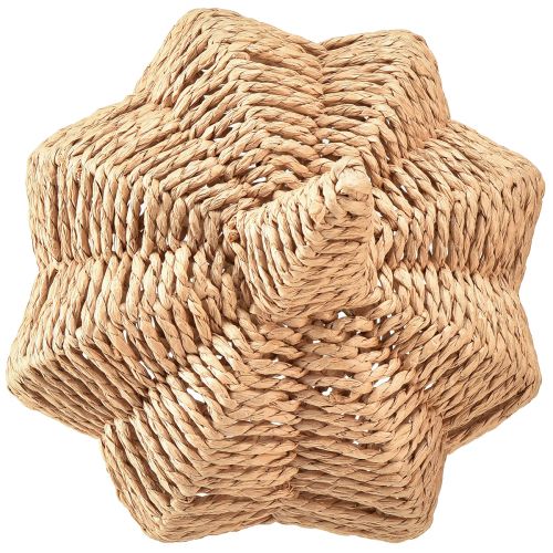 daiktų Dekoratyvinė moliūgų rafija natūrali kaimiška rudens puošmena Ø25cm H25cm