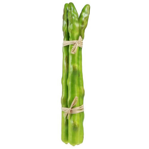 daiktų Dekoratyvinės šparaginės žalios dirbtinės daržovės L22cm Ø1,5cm 3vnt.