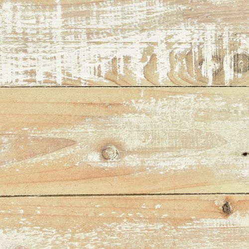 daiktų Dekoratyvinis padėklas su kojomis rudos baltos shabby chic 30x30cm