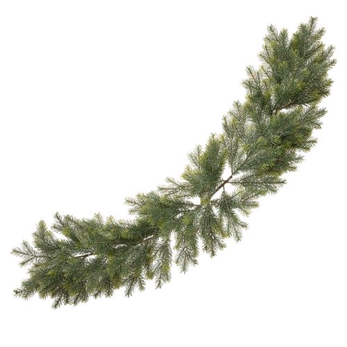 Dirbtinės eglės šakų girlianda kūrybinei floristikai, 175 cm | Floristik24.lt