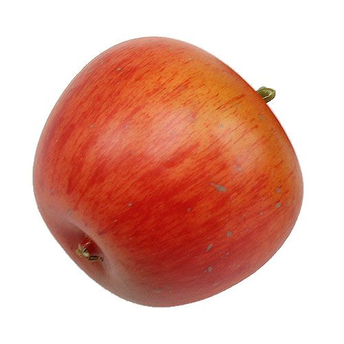 Floristik24 Dekoratyviniai obuoliai oranžiniai 4cm 6vnt